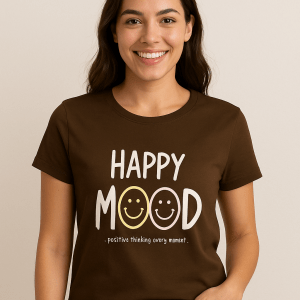 Touch Sustainable Women's Round Neck Premium Quality T-Shirt – Desert Plam