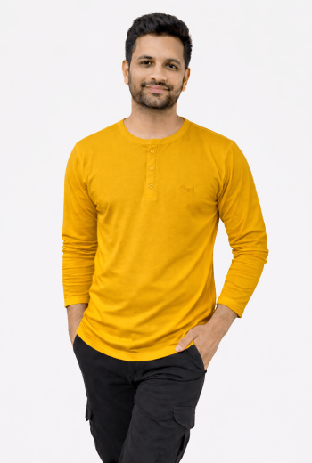 Henley Full Sleeve T-Shirt